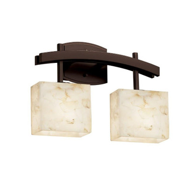 Alabaster Rocks Archway Vanity Light 15.5 Inch Wide by Justice Design - ALR-8592-55