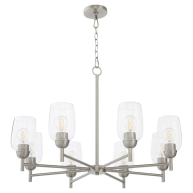 Wallinger 8 Light Large Chandelier by Quorum - 6112-8