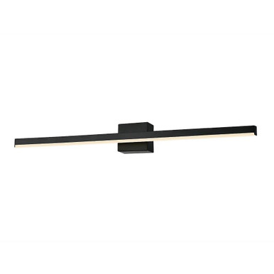 Lineari 15W 1 LED Light Linear Vanity Light by Justice Design - NSH-9095-MBLK
