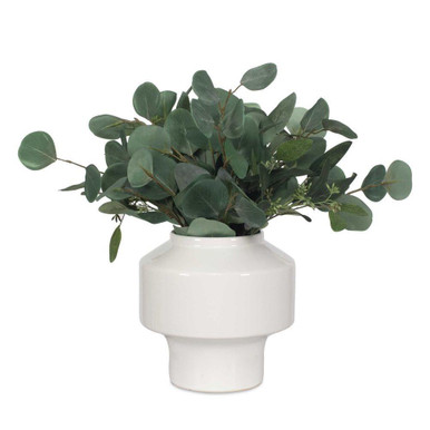 Essence Eucalyptus Accent Vase 16 Inch Tall and 16 Inch Wide by Uttermost - 60257