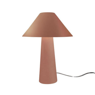 Portable 2 Light Tall Table Lamp 21.5 x 15 Inches by JD CER-2555-ADOB - CER-2555-ADOB