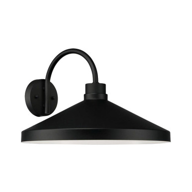 Lofton 1 Light Outdoor Wall Lantern 17.25 Inch Wide by Capital - 953513BK