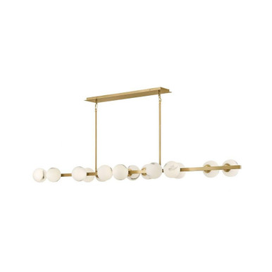 Selene 98W 14 LED Large Linear Pendant 74 Inch Wide by Fredrick Ramond  - FR41909