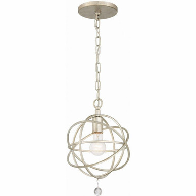 Solaris 1 Light 9 Inch Wide Pendant by Crystorama - 9220