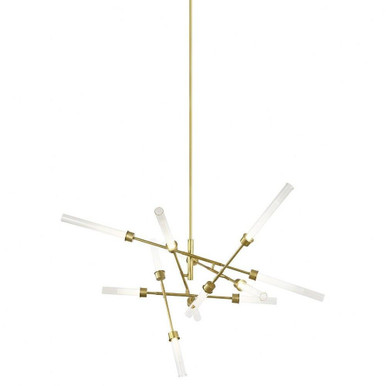 Sean Lavin 12 Light Oversized Chandelier by Visual Comfort Modern 700LNG12A - 700LNG12A