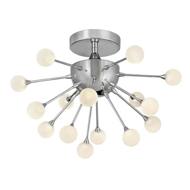 Impulse 22.5W 15 LED 15 Inch Wide Semi Flush Mount by Fredrick Ramond - FR44411