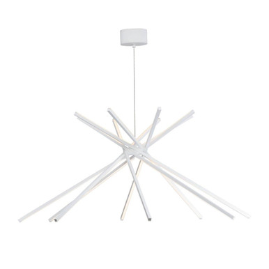 Alumilux Aster 480 Watt 8 LED Light Oversized Pendant by ET2 - E41446-WT