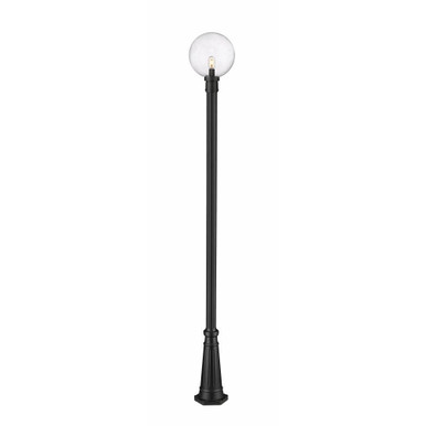 Laurent 1 Light Outdoor Post Mount Light 109.75 x 12 In by Z-Lite - 599PHB-519P-BK
