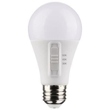 Accessory 12W A19 CCT Selectable LED Medium Base Lamp by Satco - S11772
