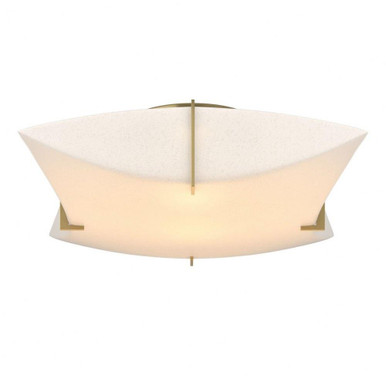 Bento 2 Light Metal 17.8 Inch Wide Semi Flush Mount by Hubbardton Forge - 126620HF