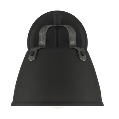 Albany 1 Light Outdoor Wall Lantern 8.25 Inch Wide by Designers Fountain - D264M-8EW-BK