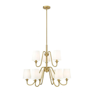 Gianna 9 Light Chandelier 27.5 x 32 Inch Wide by Z-Lite - 7509-9-32