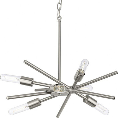 Astra 6 Light Medium Chandelier by Progress - P400108