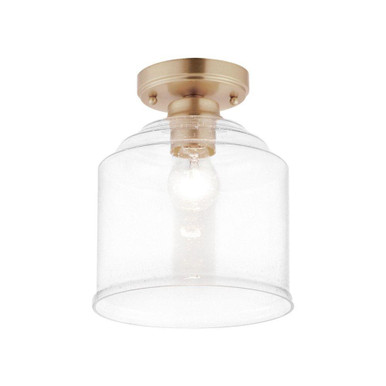 Acadia 1 Light 8.75 Inch Wide Modern Semi Flush Mount by Maxim - 12270CDHR