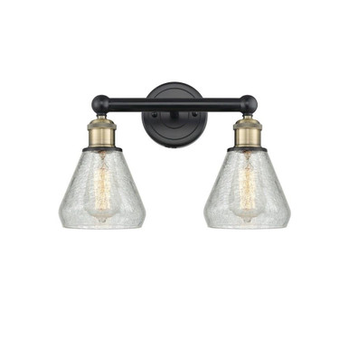 Conesus 2 Light Vanity Light 15 Inch Wide by Innovations - 616-2W-CNS
