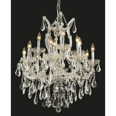 Maria Theresa 13 Light Large Chandelier by Elegant 2801D27 - 2801D27