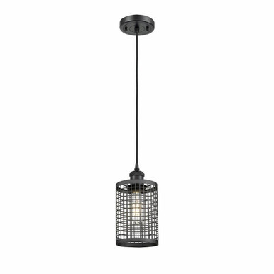 Nestbrook 1 Light Mini Pendant by Innovations - 516-1P-BK-M18-BK