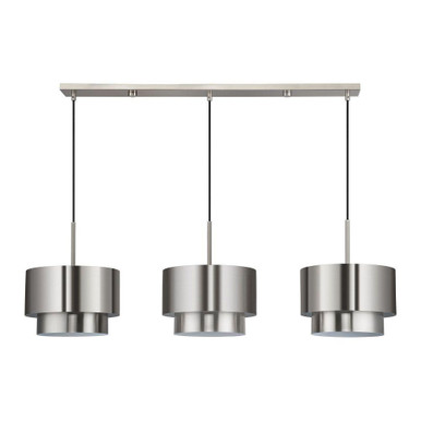 Zolana 3 Light Extra Large Linear Chandelier 20 X 12 Inch Wide by Livex - 40053