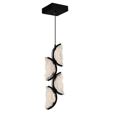 Moon 24W LED Mini Pendant 30 Inch Tall and 8 Inch Wide by CWI - 1715P8-4
