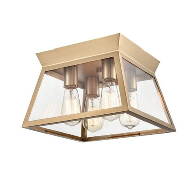 Lucian 4 Light 12 Inch Wide Flush Mount by Artcraft - AC11853
