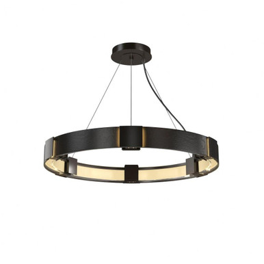 Aura 6 Light Contemporary Large Pendant 28.9 Inch Wide by Hubbardton Forge - 138585HF