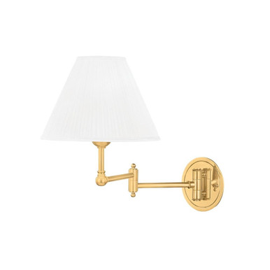 Signature No.1 1 Light Adjustable WallSconce by Hudson Valley - MDS603