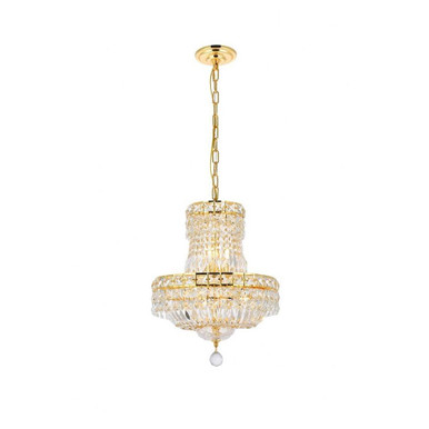 Tranquil 6 Light Medium Pendant 14 Inch Wide by Elegant - V2528D14
