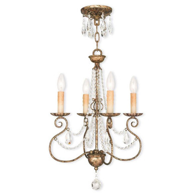 Isabella 3 Light Mini Chandelier by Livex - 51903-36