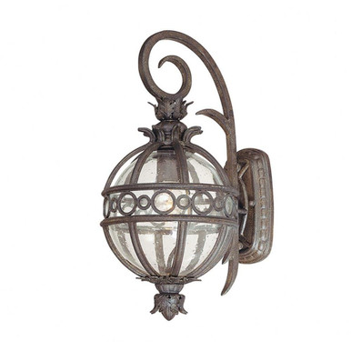 1 Light Outdoor Wall Mount 17 Inch Tall by Troy - B5001-FRN