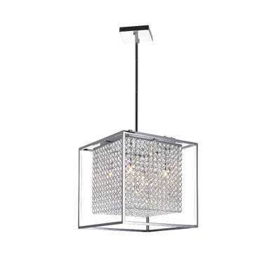 Cube 5 Light Medium Pendant by CWI - QS8381P14C-S