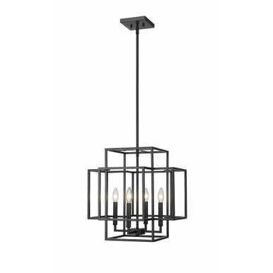 Titania 4 Light Pendant In Modern Style 18 x 18 Inches Wide by Z-Lite - 454-18MB