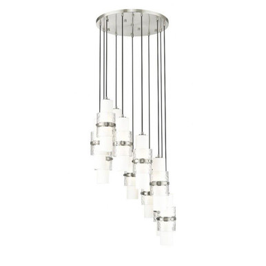 Cayden 11 Light Chandelier In Modern Style 16.75 x 24 Inches Wide by Z-Lite - 1946P-11R