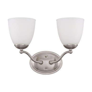 Patton Two Light Vanity Light by Nuvo - 60/5032