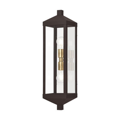 Nyack 2 Light Outdoor Wall Lantern by Livex - 20583