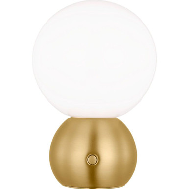 Suki 9W 1 LED Portable Mini Table Lamp 8.38 x 5.75 x Visual Comfort Studio - KST1231BBS-L1