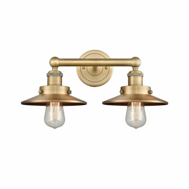 Railroad 2 Light Vanity Light by Innovations - 616-2W-BB-M4-BB
