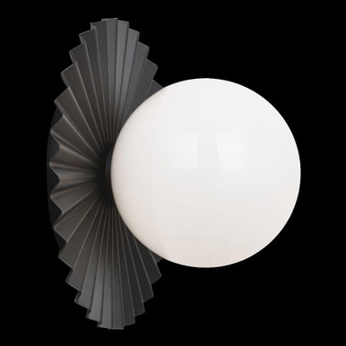 Modern Ruff 1 Light Wall Sconce by Matteo - WX8310
