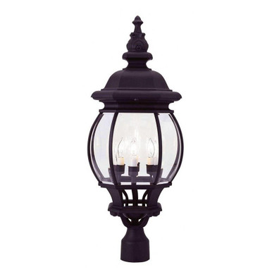 Frontenac 4 Light Outdoor Post Top Lantern 11.5 x 27.5 Inches by Livex  - 7703