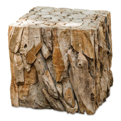 Teak Root 18.5 Inch Bunching Cube Table by Uttermost - 25592