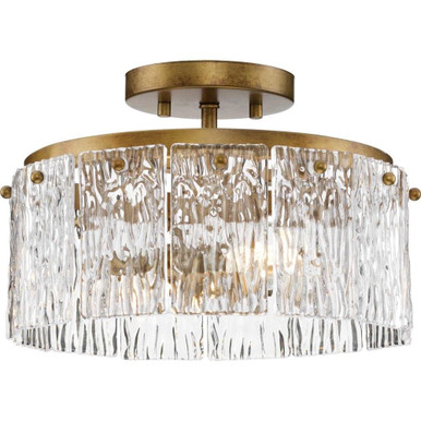 Chevall 2 Light 12.62 Inch Wide Flush Mount by Progress - P350268