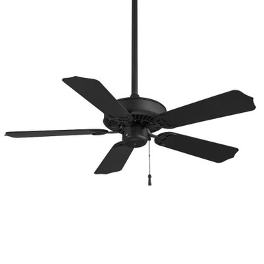 Sundance 5 Blade Ceiling Fan 14.75 Inch Tall and 42 Inch Wide by Minka Aire - F572-CL