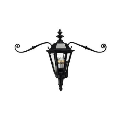 Manor House 1 Light Outdoor Candle Wall Lantern 36 Inch Wide by Hinkley - 1445BK