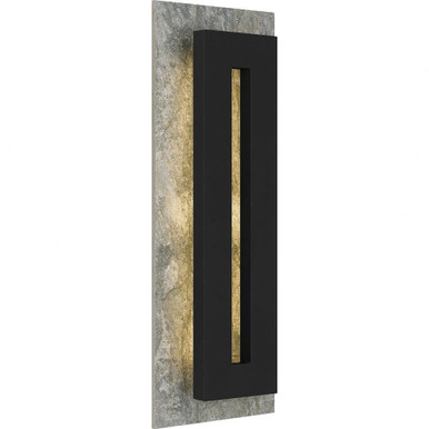 Tate 15W 1 LED Large Outdoor Wall Lantern by Quoizel - TTE8408EK