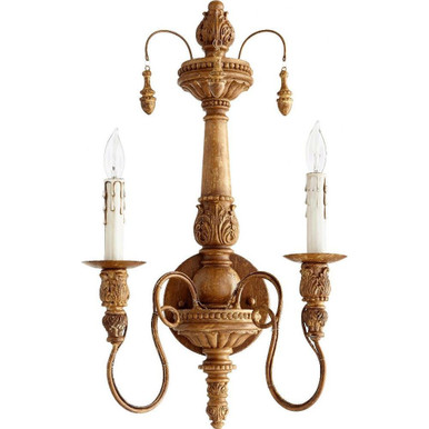 Salento 2 Light Wall Sconce by Quorum - 5506-2