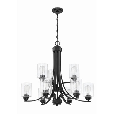 Bolden 9 Light Chandelier 26.5 Inch Tall and 29 Inch Wide by Craftmade - 50529