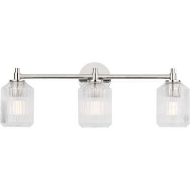 Barstow 3 Light Bath Vanity 9 X 25.5 Inch Wide by Visual Comfort Studio - CV1093