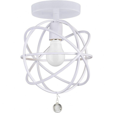 Solaris 1 Light 9 Inch Wide Flush Mount by Crystorama - 9220_CEILING