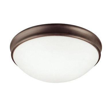Hansen 3 Light 14 Inch Wide Flush Mount by Capital - 2034OR