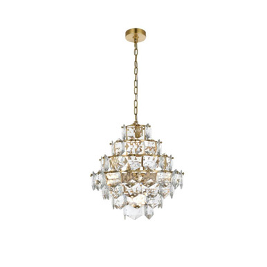 Adaline 11 Light Chandelier 20 Inch Tall and 20 Inch Wide by Elegant - 1050G20