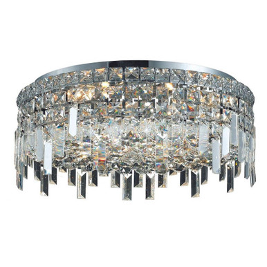 Maxime 6 Light 20 Inch Wide Flush Mount by Elegant - V2031F20